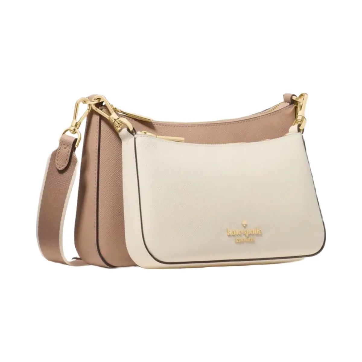 Kate Spade Duet Small Crossbody Toasted Hazelnut Multi