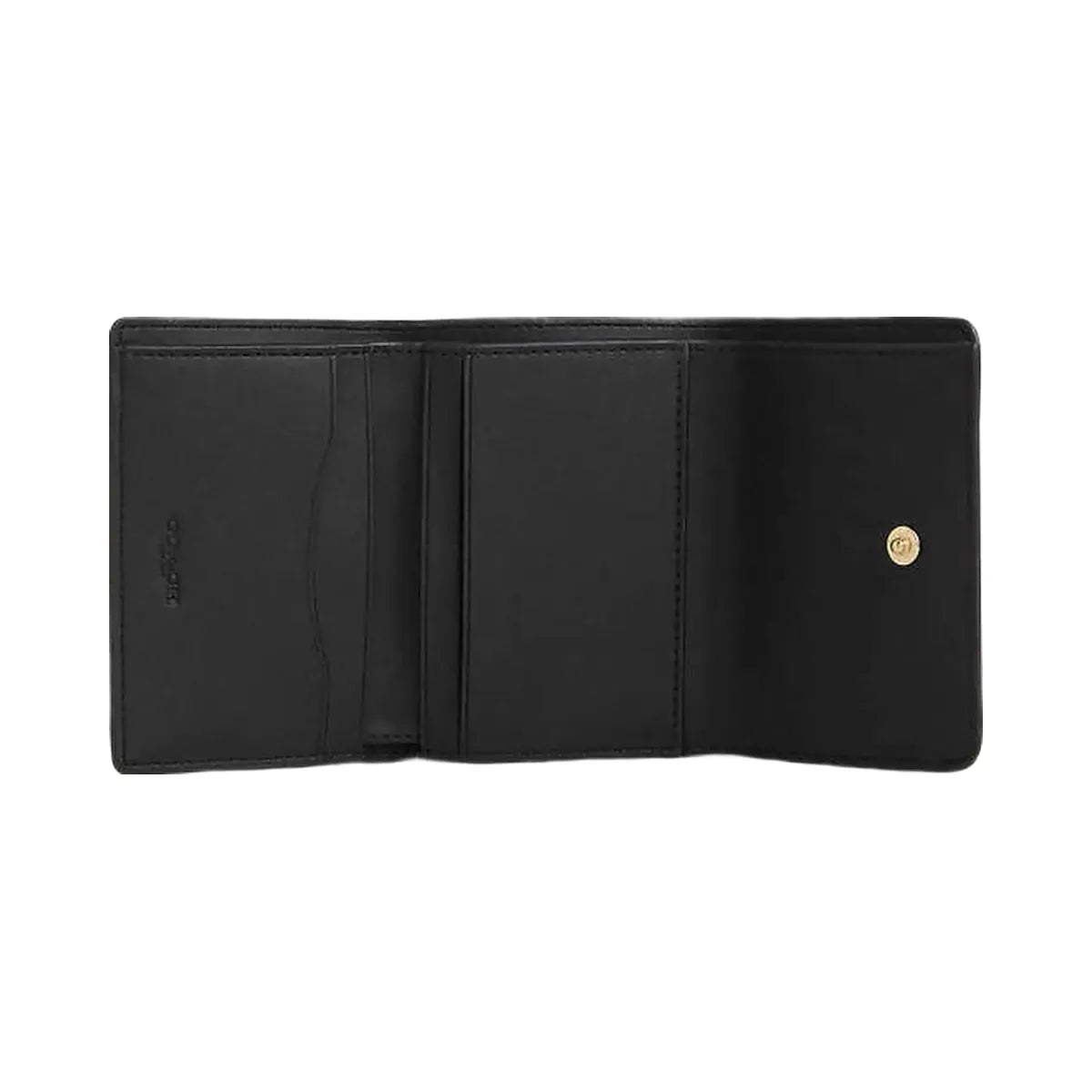 Coach Card Holder Wallet With Leopard Print And Signature Canvas Pebbled Leather-Im-Walnut-Leopard Multi