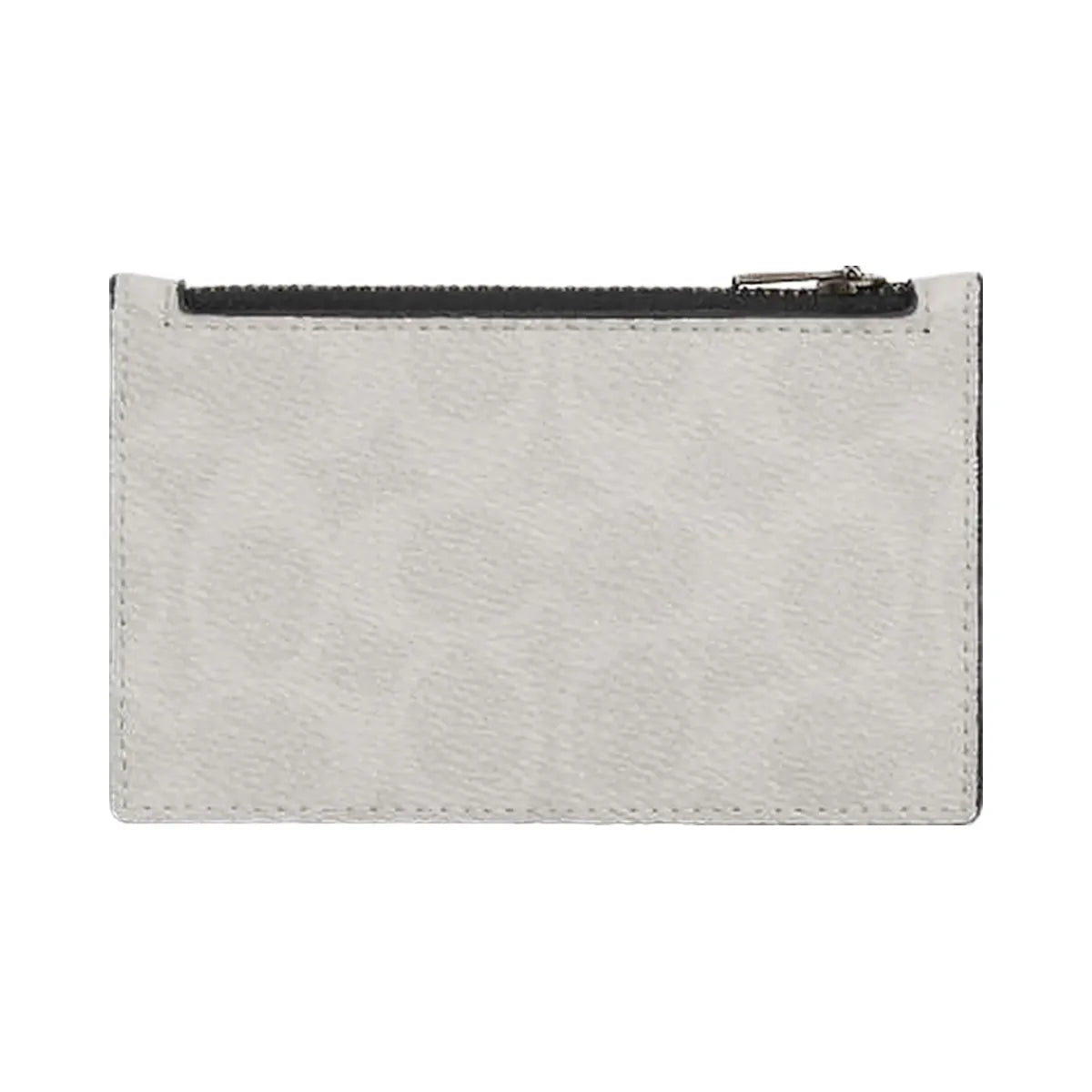 Coach Zip Card Case In Signature Canvas Signature Canvas-Chalk & Black