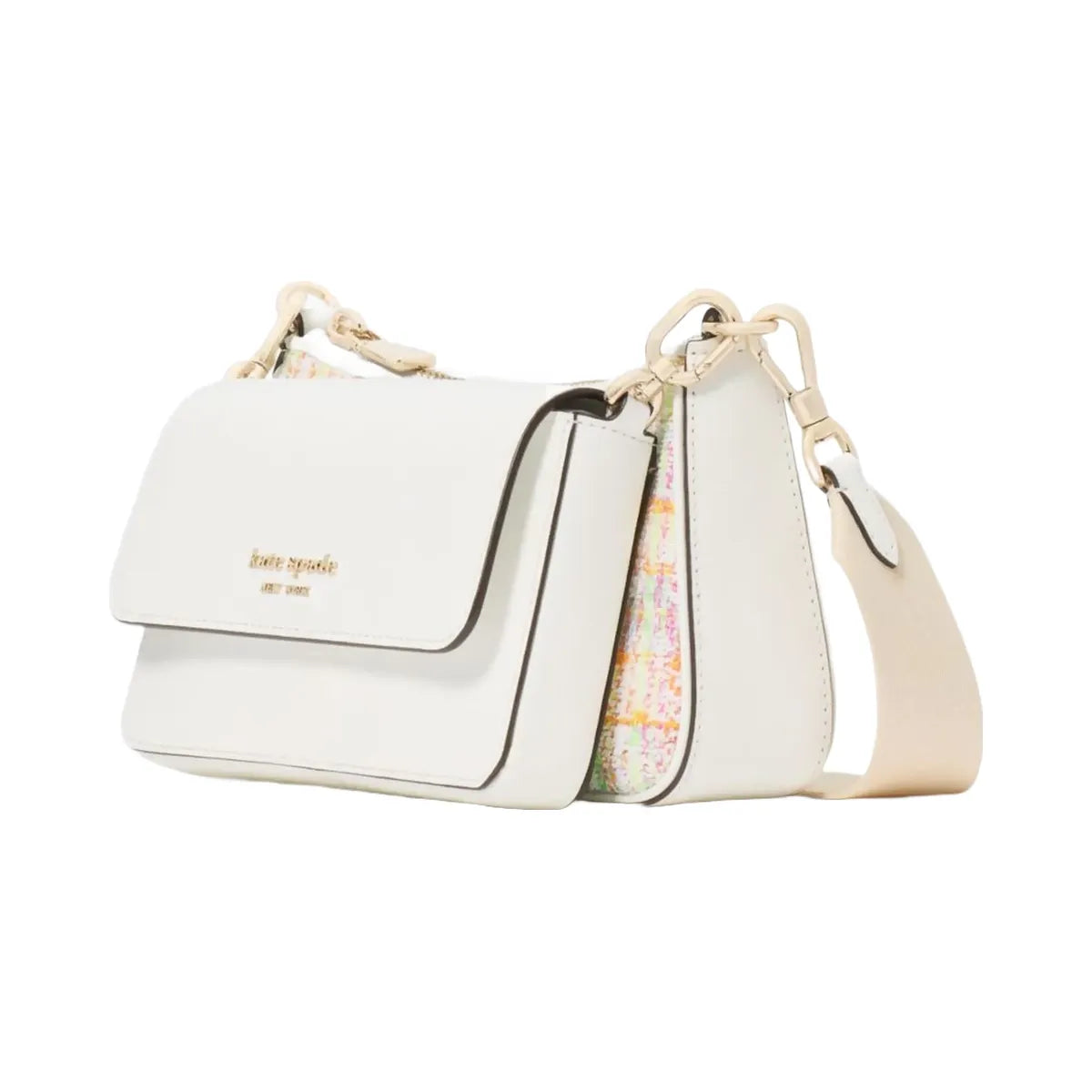 Kate Spade Double Up Tweed Crossbody Multi