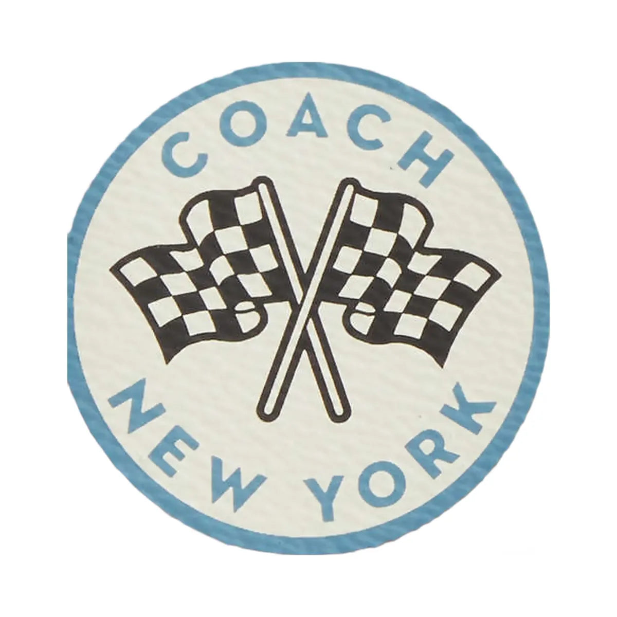 Coach Passport Card Case In Signature Canvas With Patches Signature Canvas-Gunmetal-Tan Multi