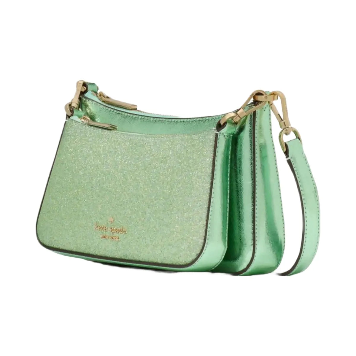 Kate Spade Duet Glitter Crossbody Duo Seawater