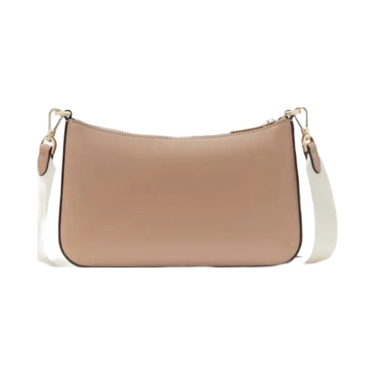 Kate Spade Duet Colorblock Saffiano Leather Small Crossbody Toasted Hazelnut Multi