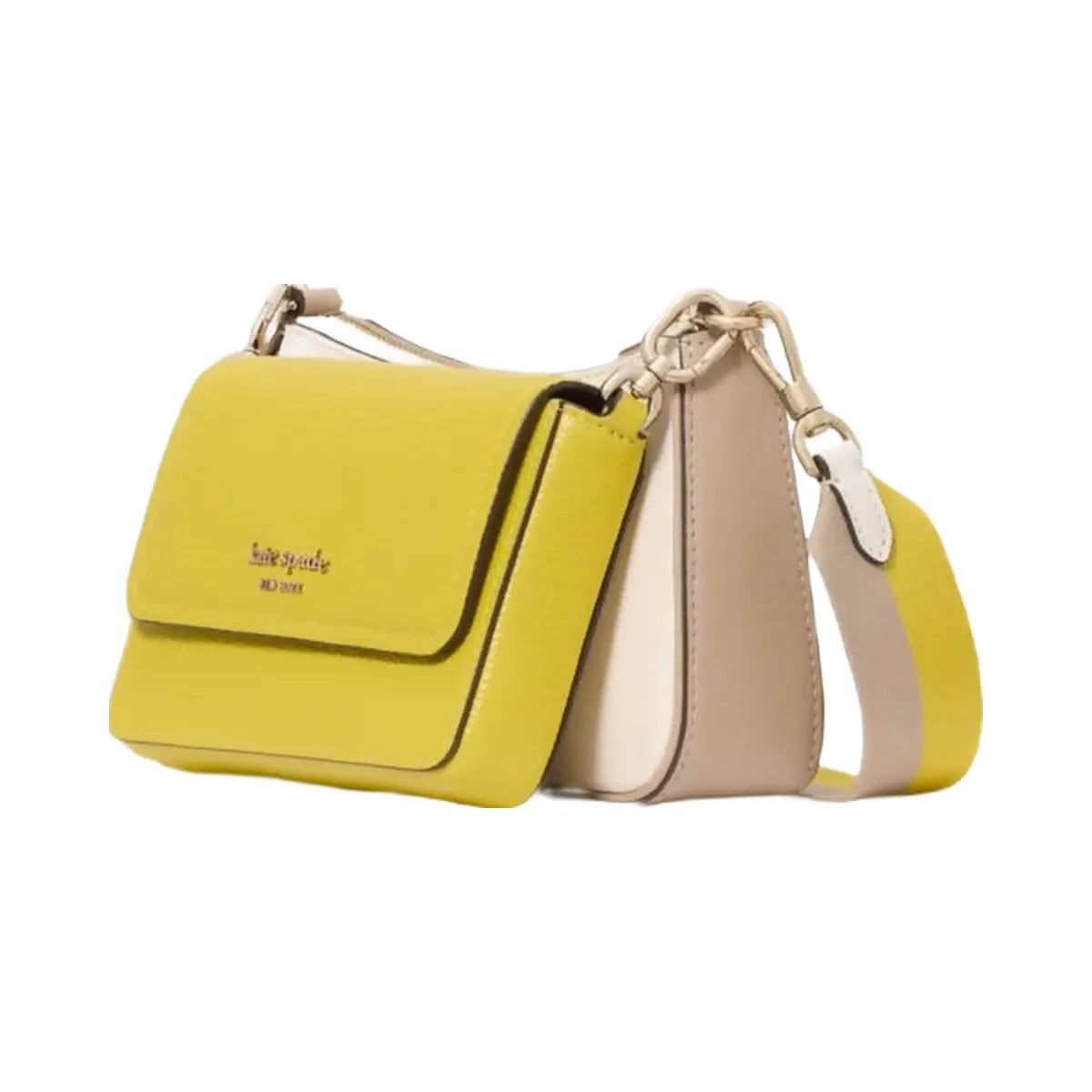 Kate Spade Double Up Colorblocked Crossbody Tigers Eye Multi