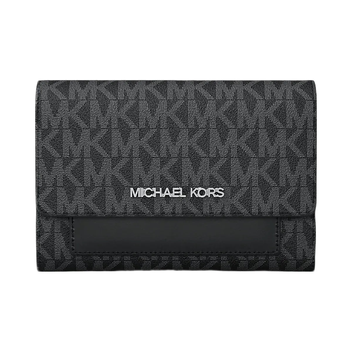 Michael Kors Jet Set Medium Signature Logo 2-in-1 Wallet Black