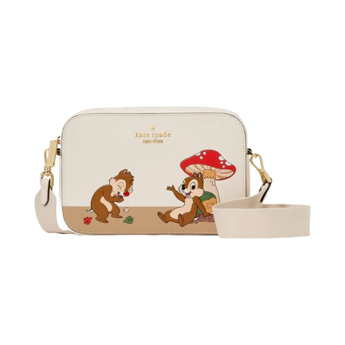 Kate Spade Disney X KSNY Chip N Dale Mini Camera Bag Meringue Multi