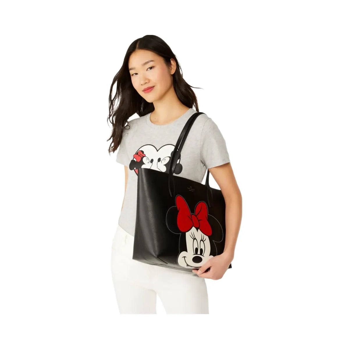 Kate Spade Disney X Kate Spade New York Reversible Minnie Large Tote Black Multi