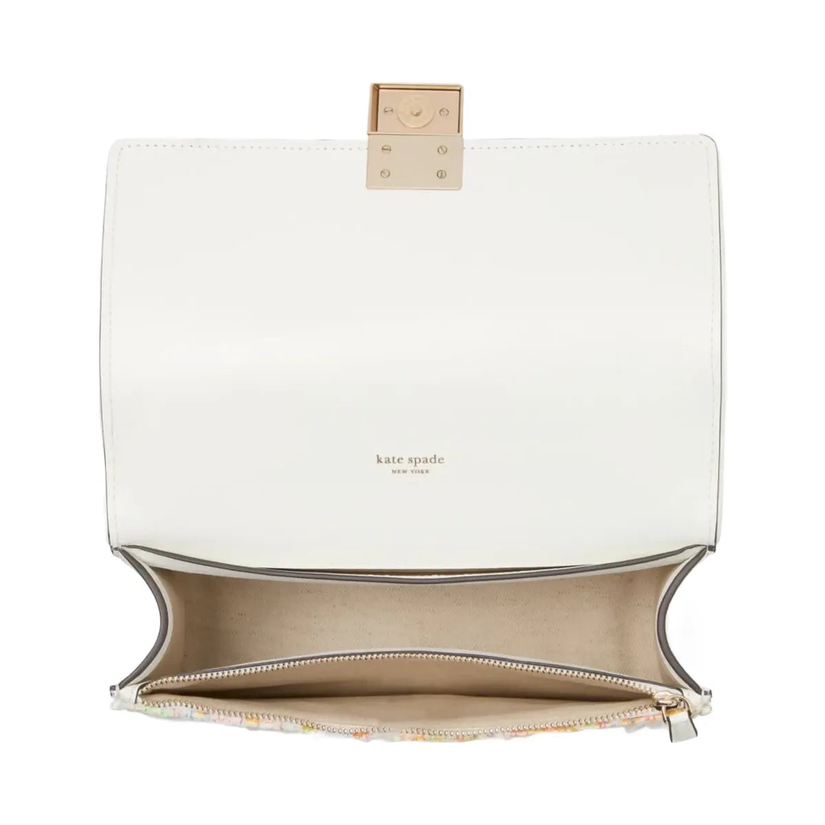 Kate Spade Deco Tweed Chain Shoulder Bag Multi