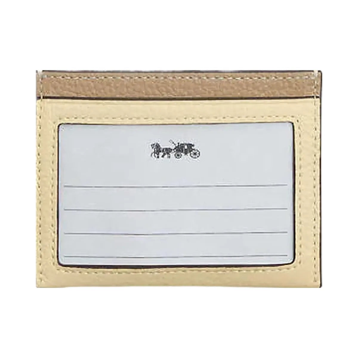 Coach Slim Id Card Case With Lemon Graphic Silver-Moonlight