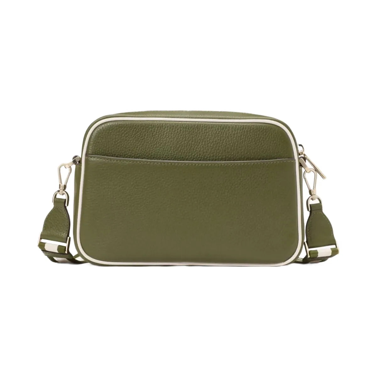 Kate Spade Emma Colorblock Pebbled Leather Large Crossbody Enchanted Green Multi