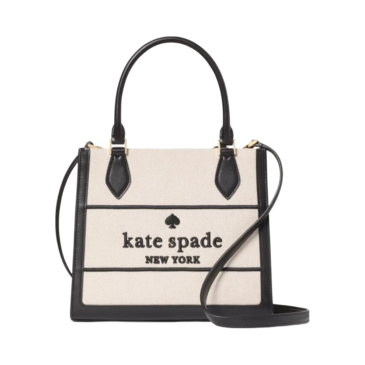 Kate Spade Ellie Canvas Small Tote Black Multi
