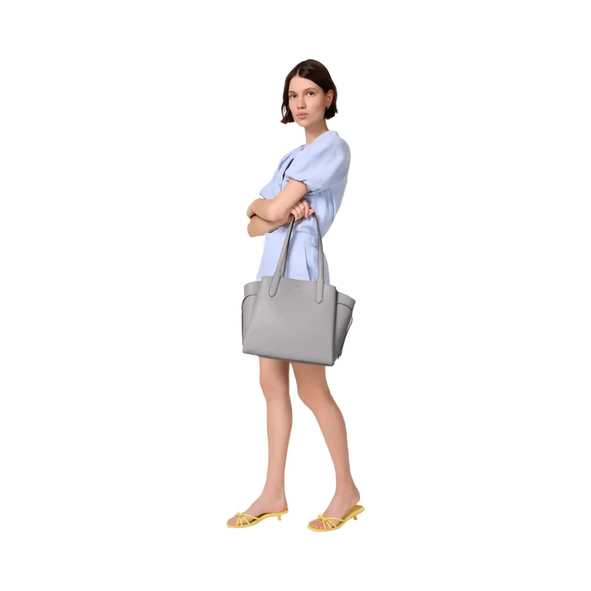 Kate Spade Dumpling Medium Tote Mountain Grey