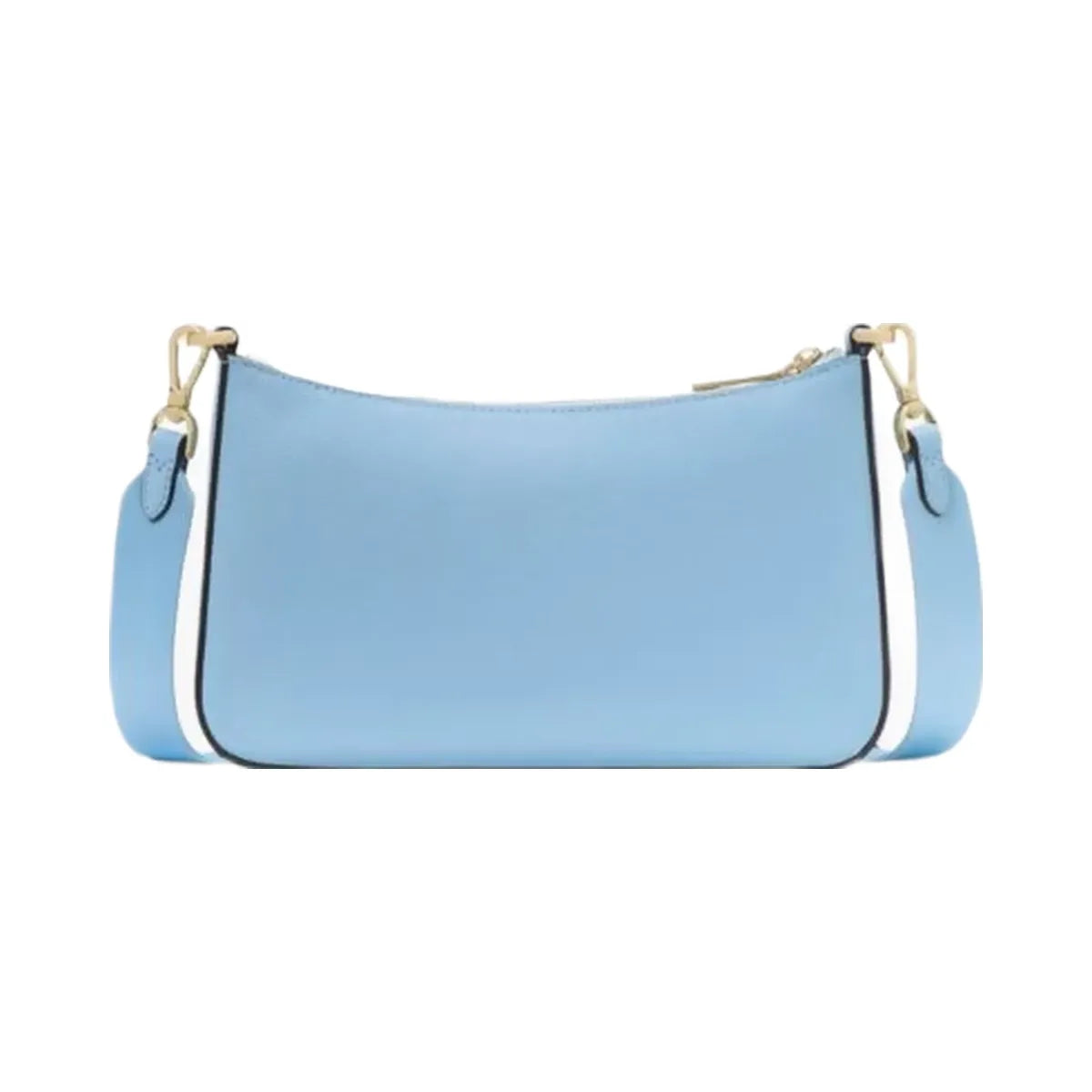 Kate Spade Duet Woven Leather Crossbody Montauk Blue
