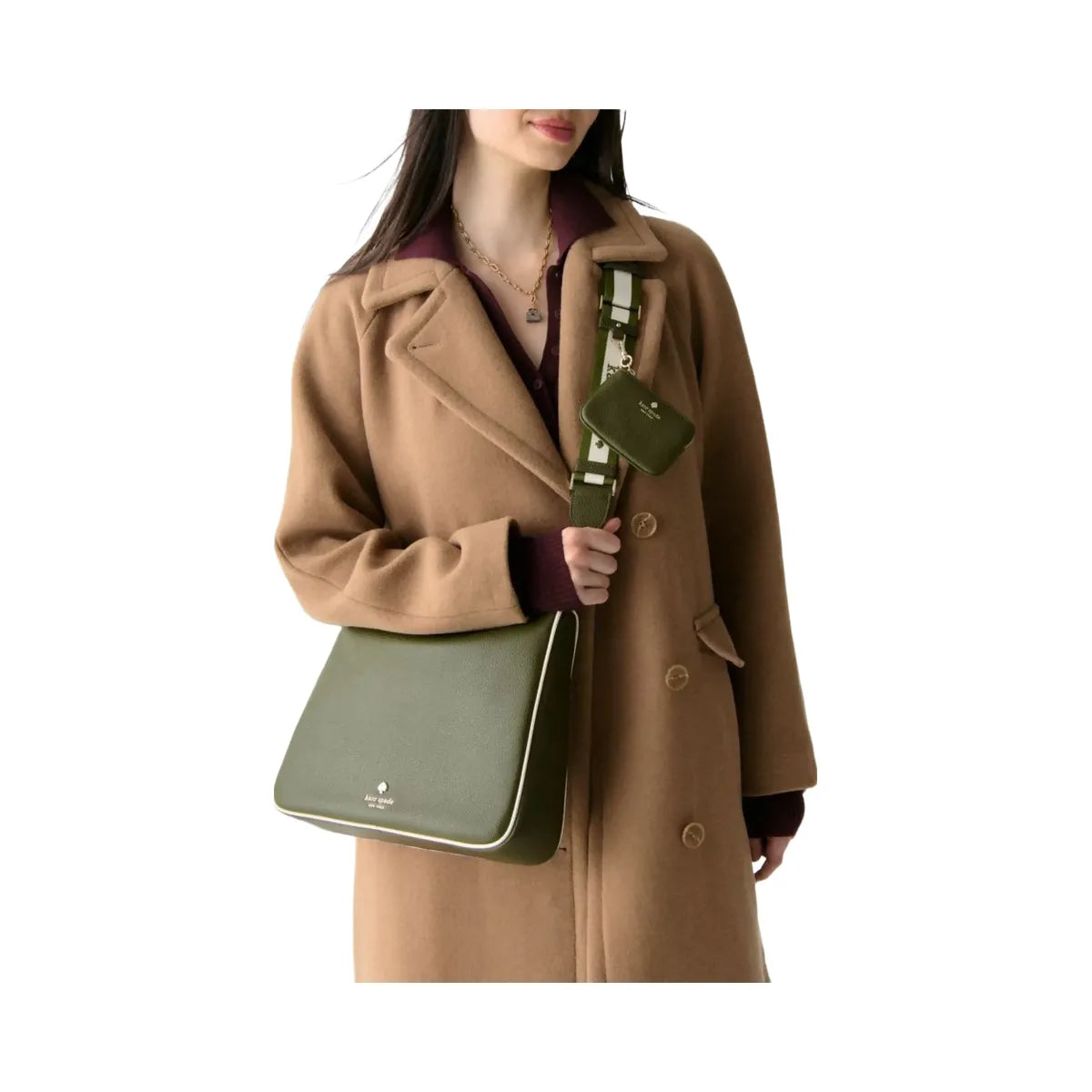 Kate Spade Emma Large Crossbody Enchanted Green Multi
