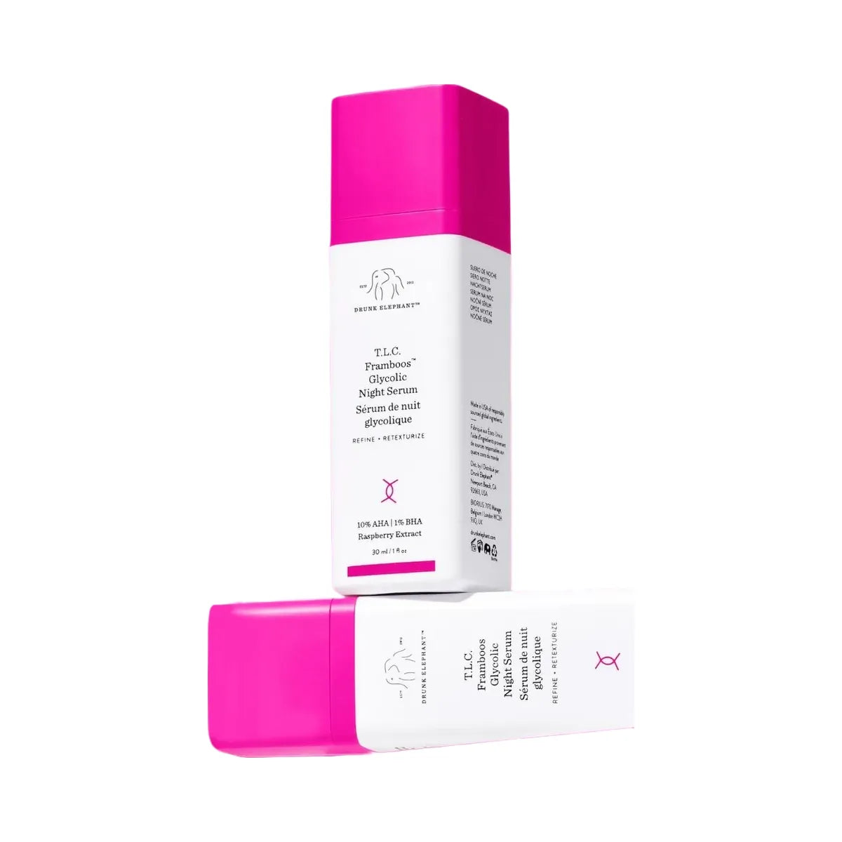 Drunk Elephant T.L.C Framboos Glycolic Resurfacing Night Serum