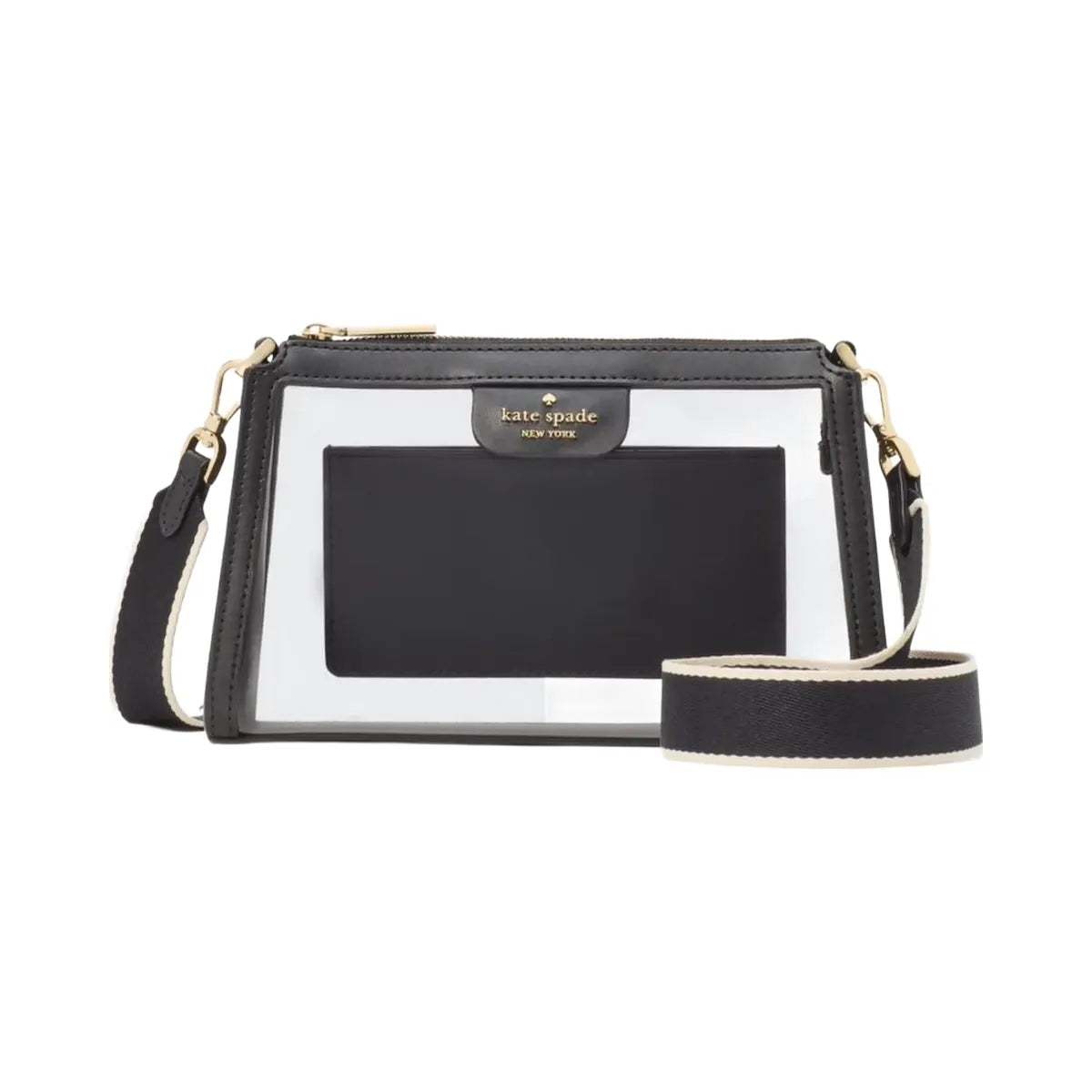 Kate Spade Clare Clear Small Crossbody Black Multi