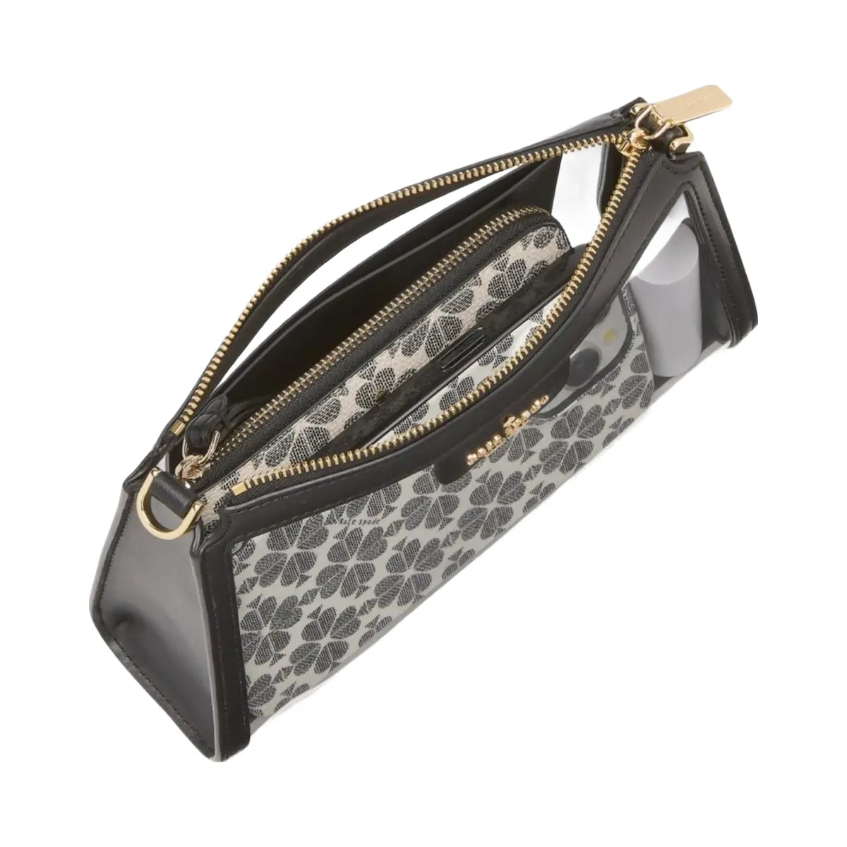 Kate Spade Clare Clear Small Crossbody Black Multi