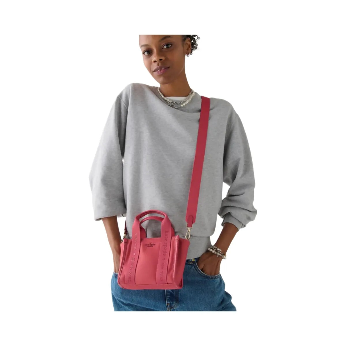 Kate Spade Kip Nylon Mini Tote Rose Oil
