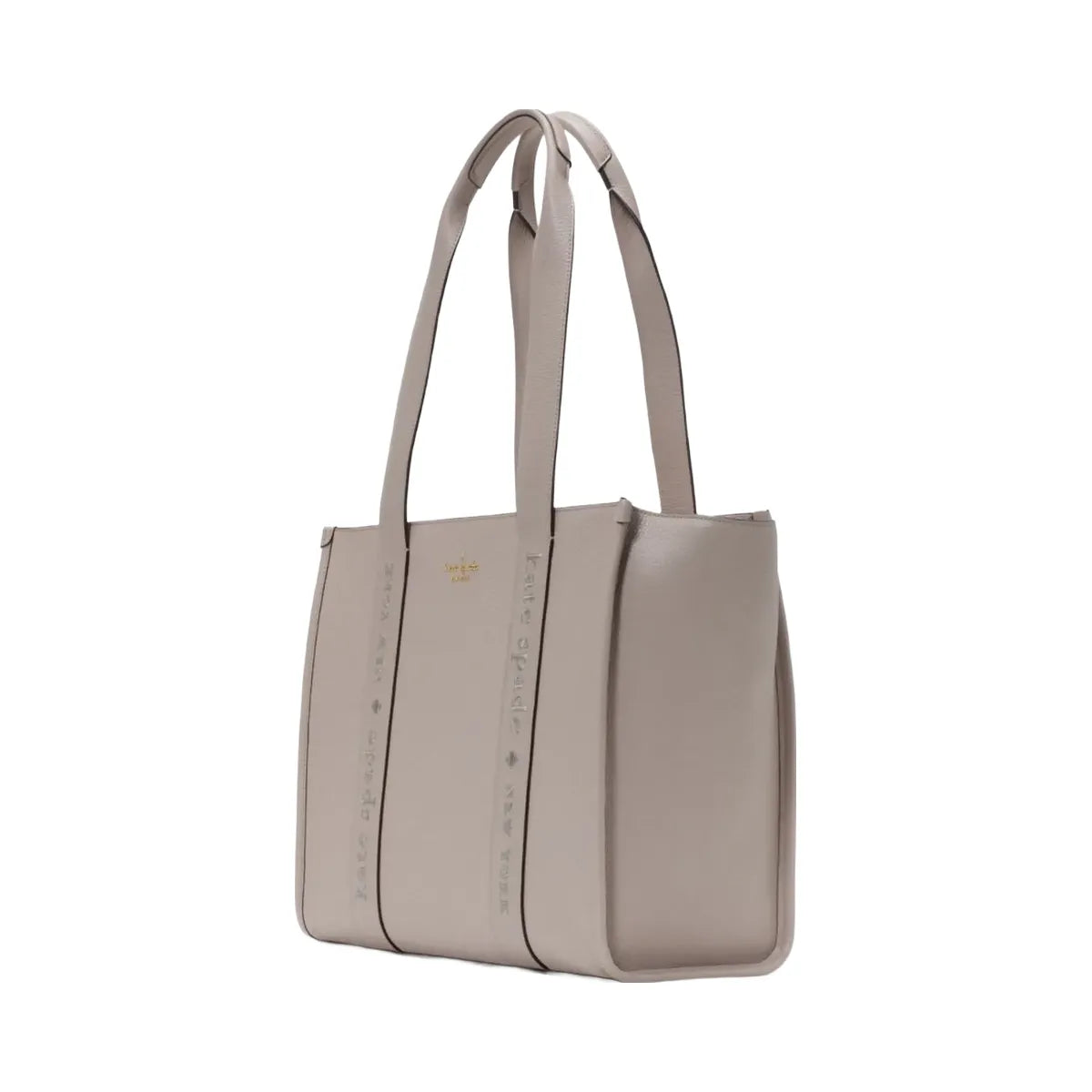 Kate Spade Kip Leather Large Tote Cozy Grey