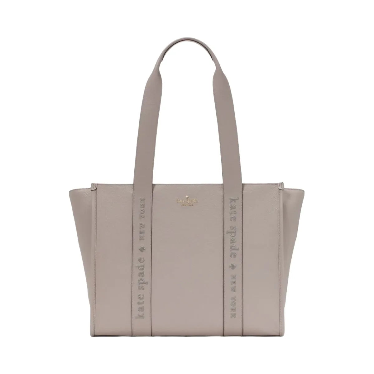 Kate Spade Kip Leather Large Tote Cozy Grey