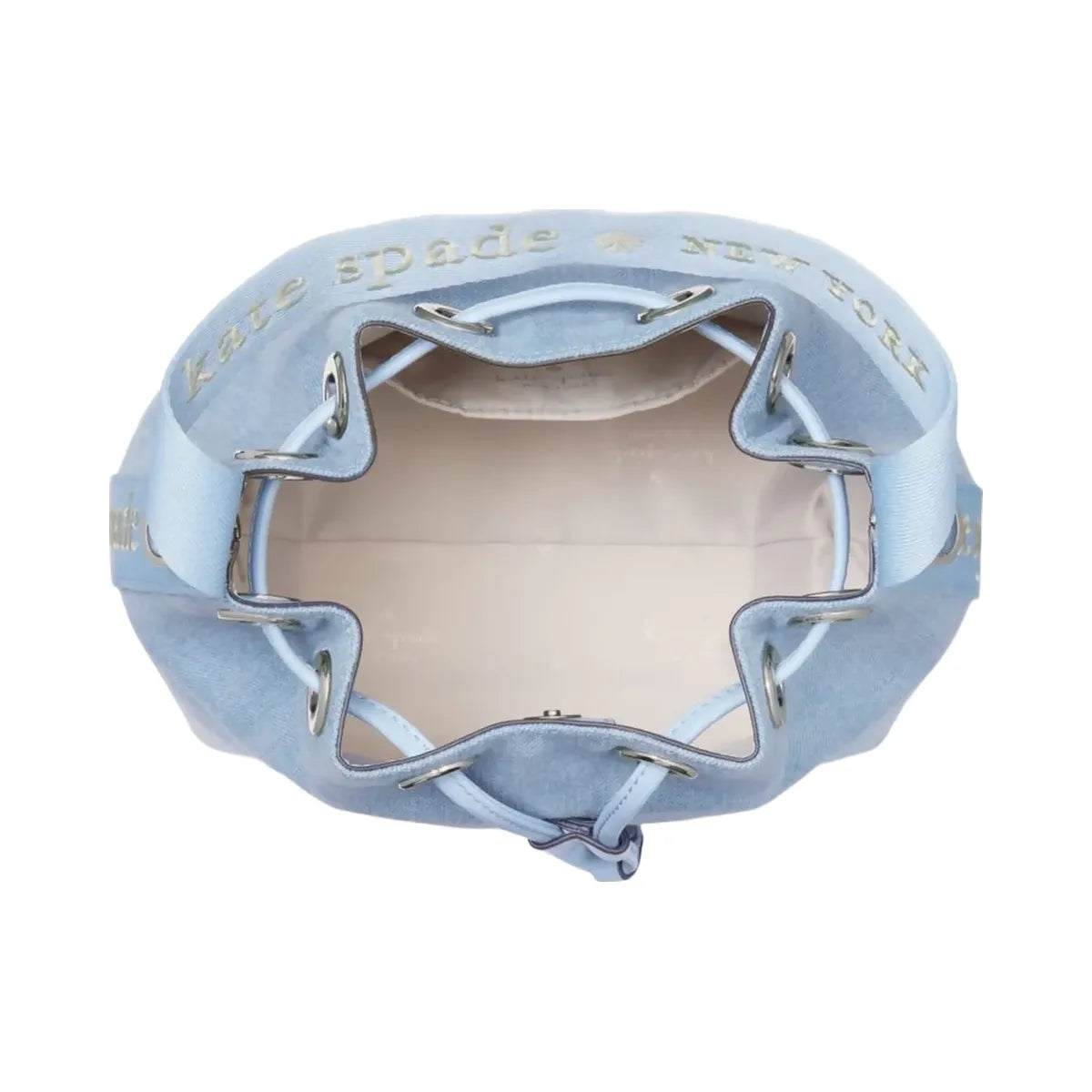 Kate Spade Kip Denim Bucket Bag Blue Multicolor