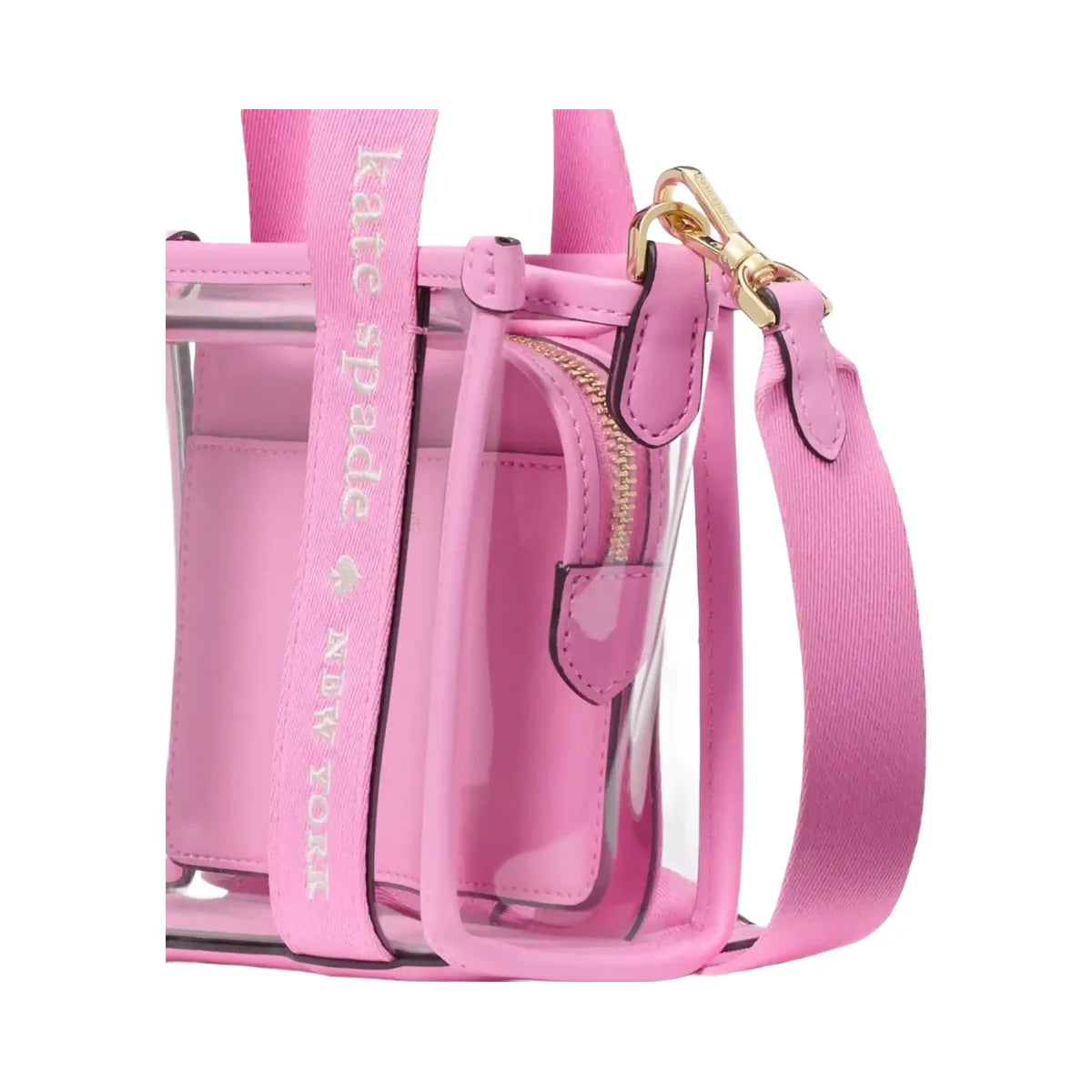 Kate Spade Kip Clear Mini Tote Surf Pink