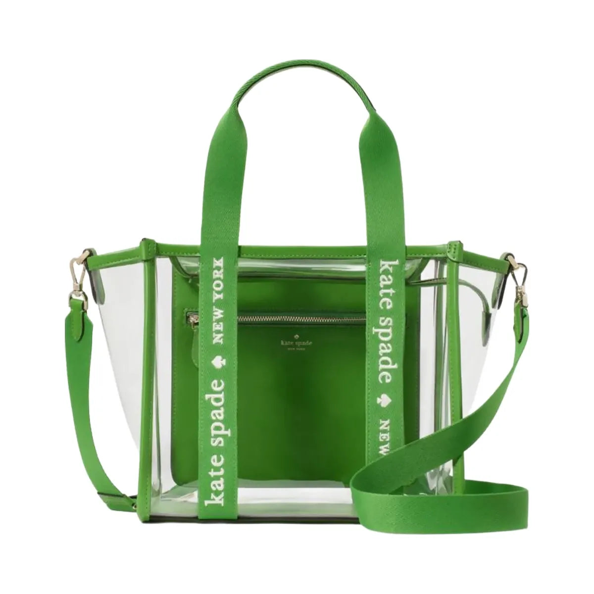 Kate Spade Kip Clear Small Tote KS Green