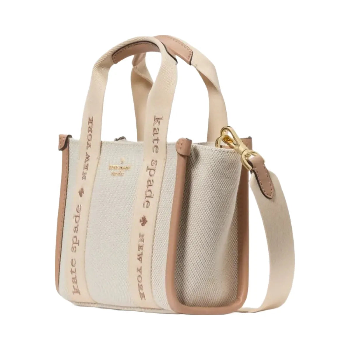 Kate Spade Kip Canvas Mini Tote Light Fawn Multi