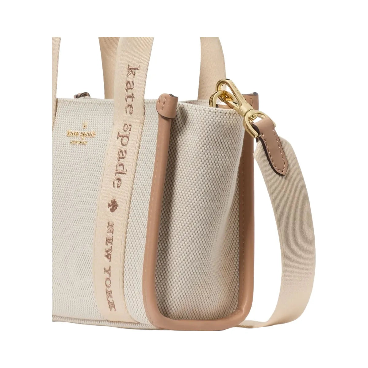Kate Spade Kip Canvas Mini Tote Light Fawn Multi