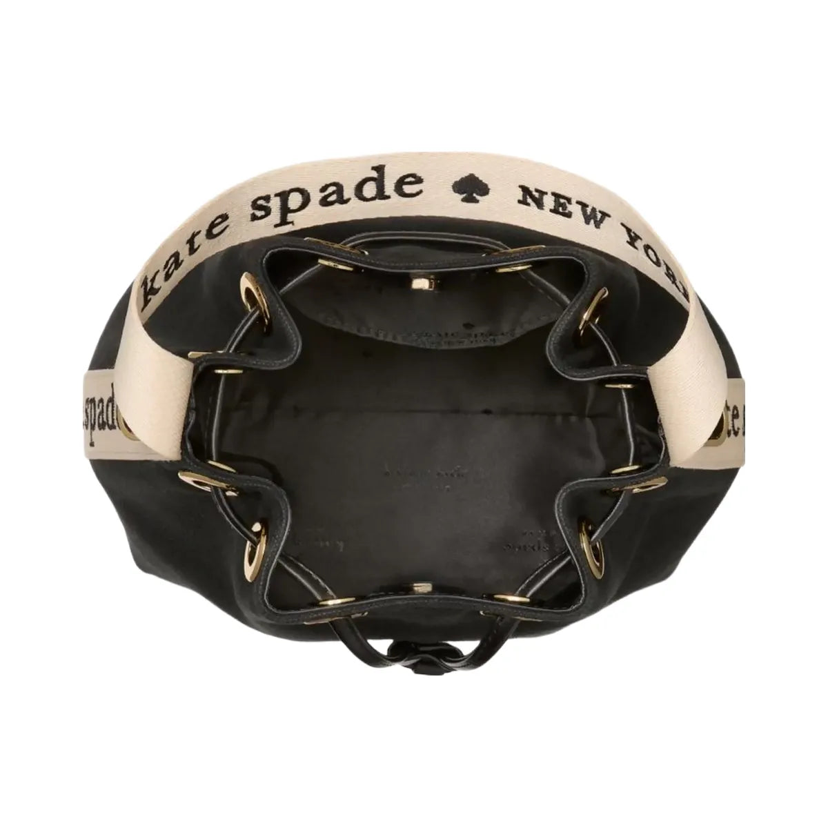 Kate Spade Kip Canvas Bucket Bag Black