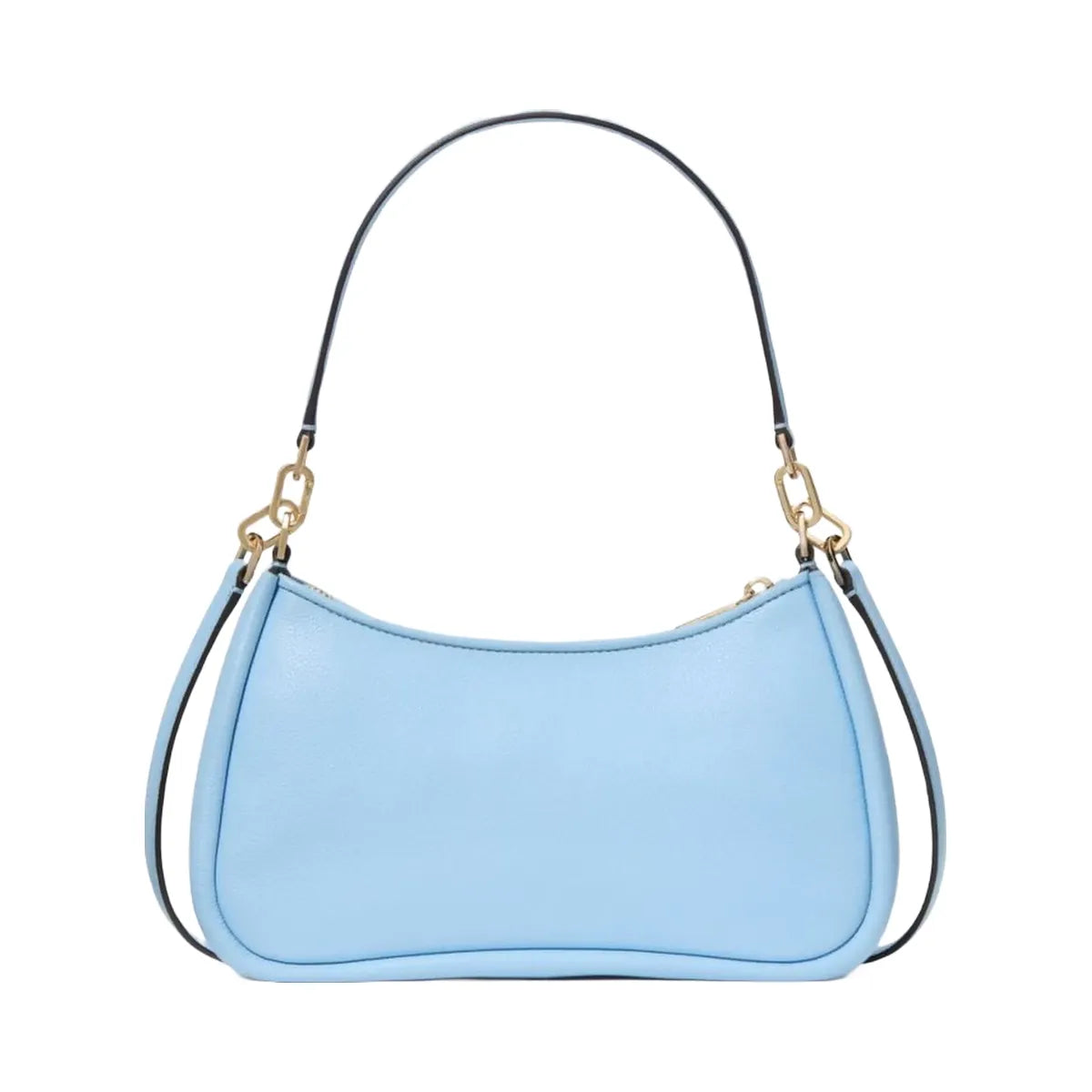 Kate Spade Kayla Woven Leather Small Convertible Shoulder Bag Montauk Blue