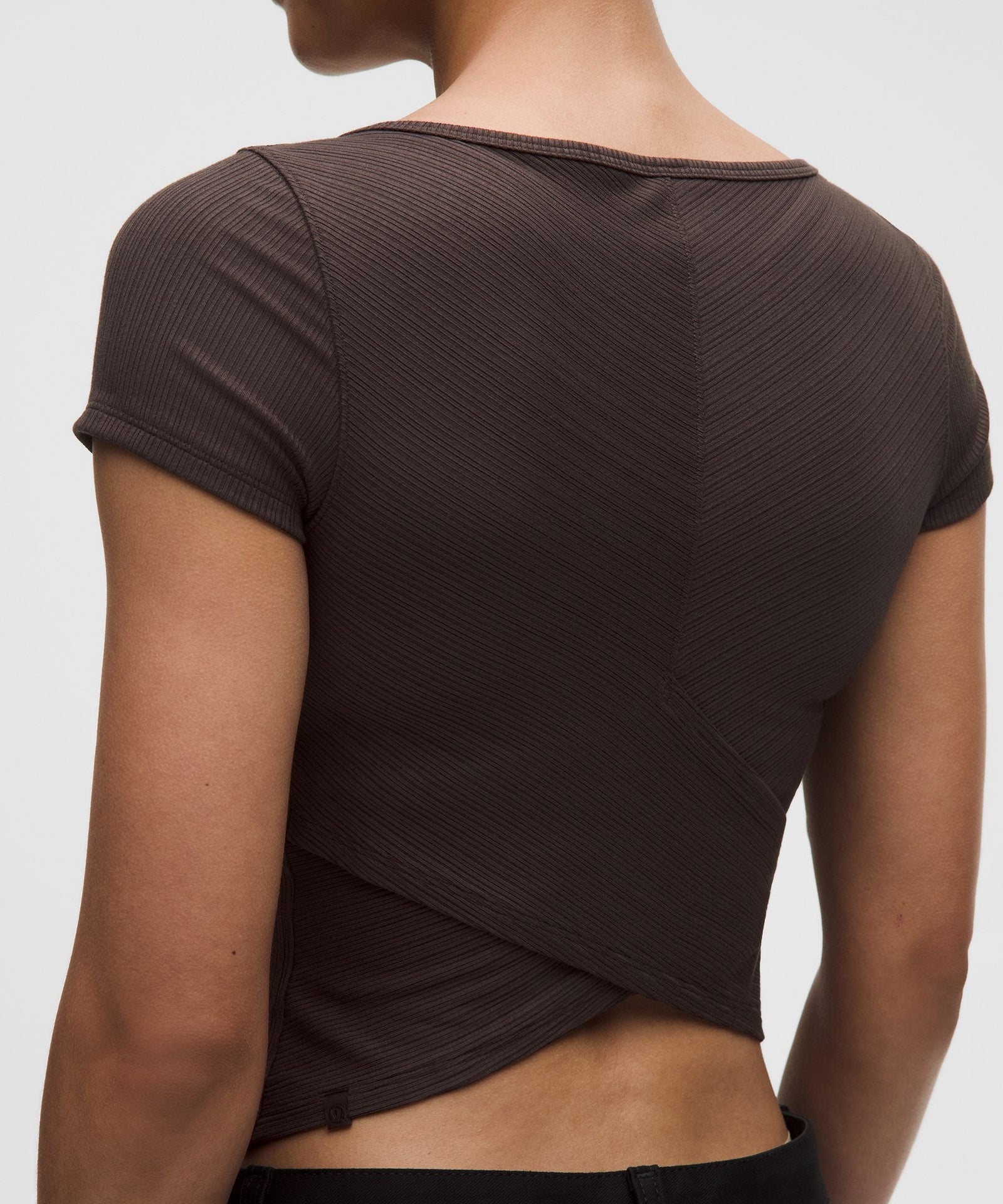 Lululemon Women's Hold Tight Micro-Rib Cross-Back T-Shirt