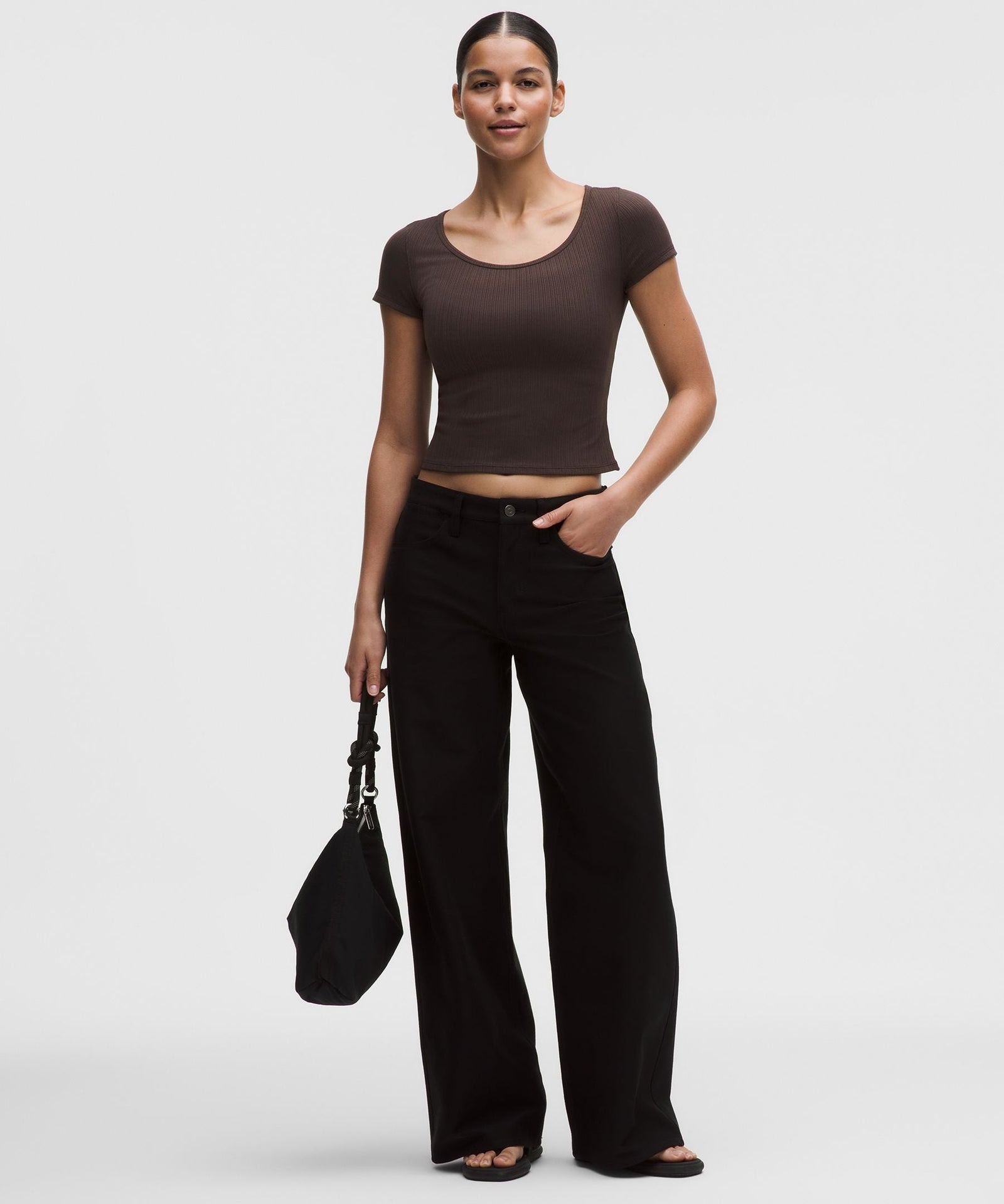 Lululemon Women's Hold Tight Micro-Rib Cross-Back T-Shirt