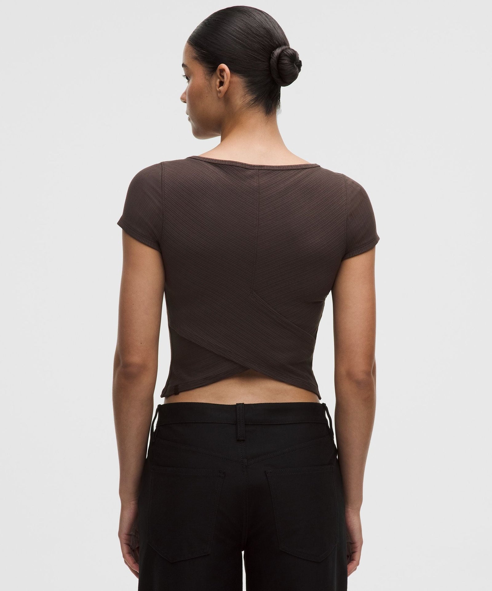 Lululemon Women's Hold Tight Micro-Rib Cross-Back T-Shirt