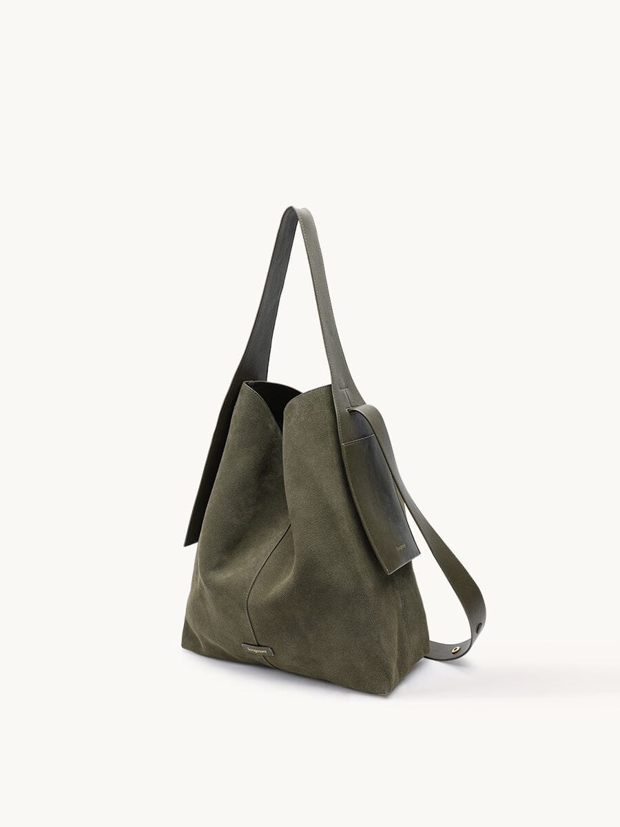 Songmont Large Drippy Tote Bag Olive