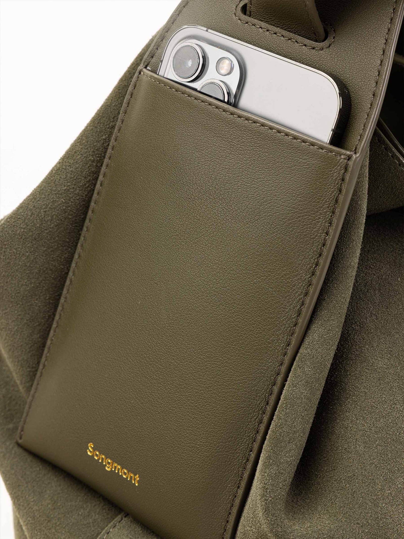 Songmont Large Drippy Tote Bag Olive