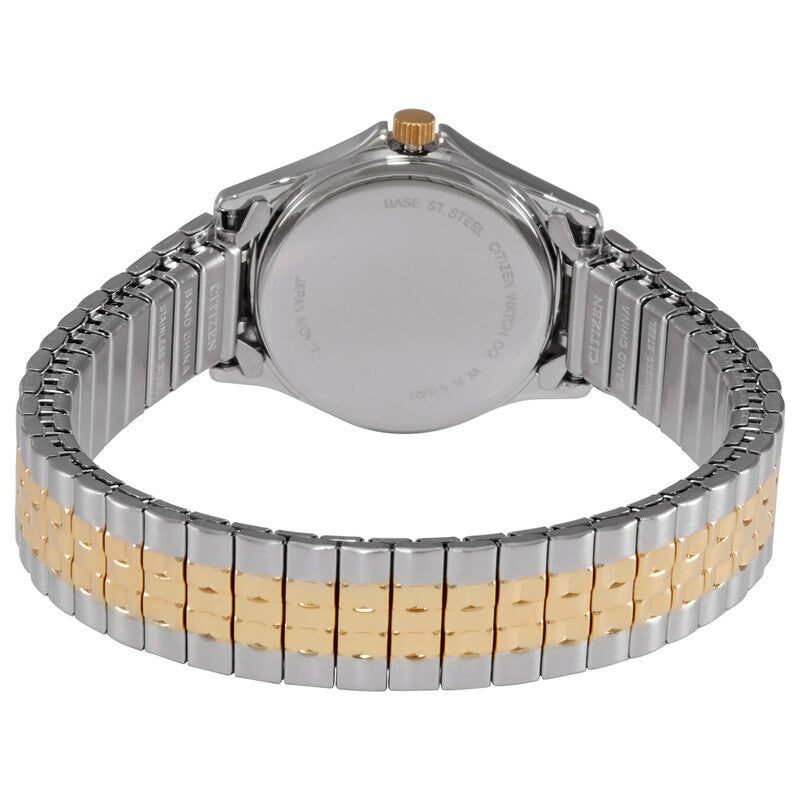 Citizen Quartz White Dial Stainless Steel Expansion Women's Watch