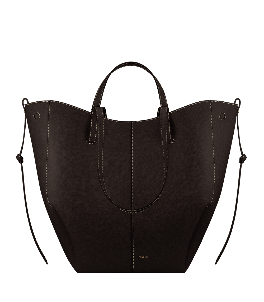 Polene Cyme Tote Textured Ebony