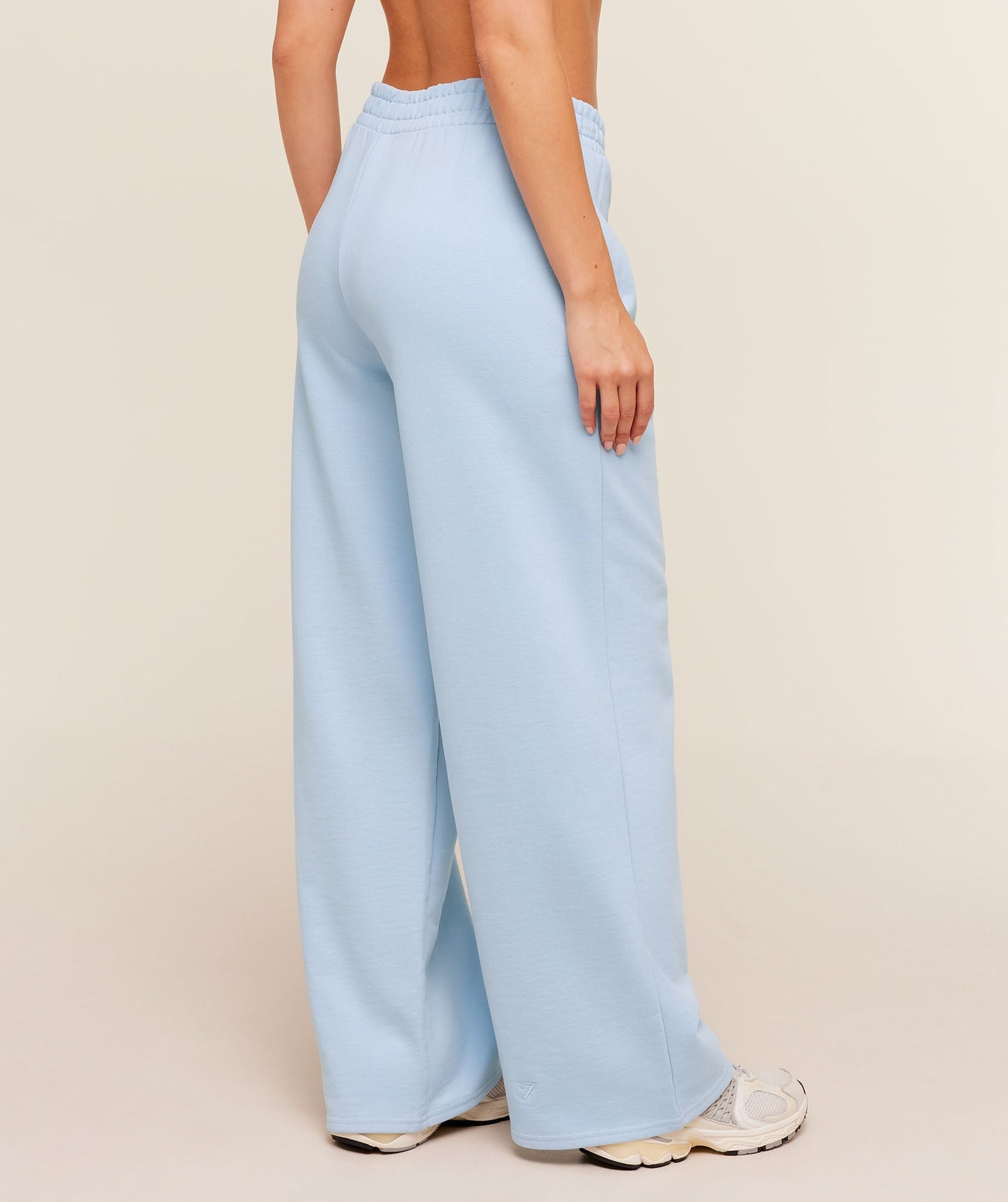 Women's Gymshark Script Embroidery Joggers Chilled Blue