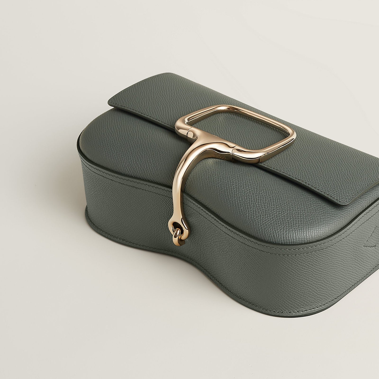 Hermes Herms Della Cavalleria Elan Bag Gold