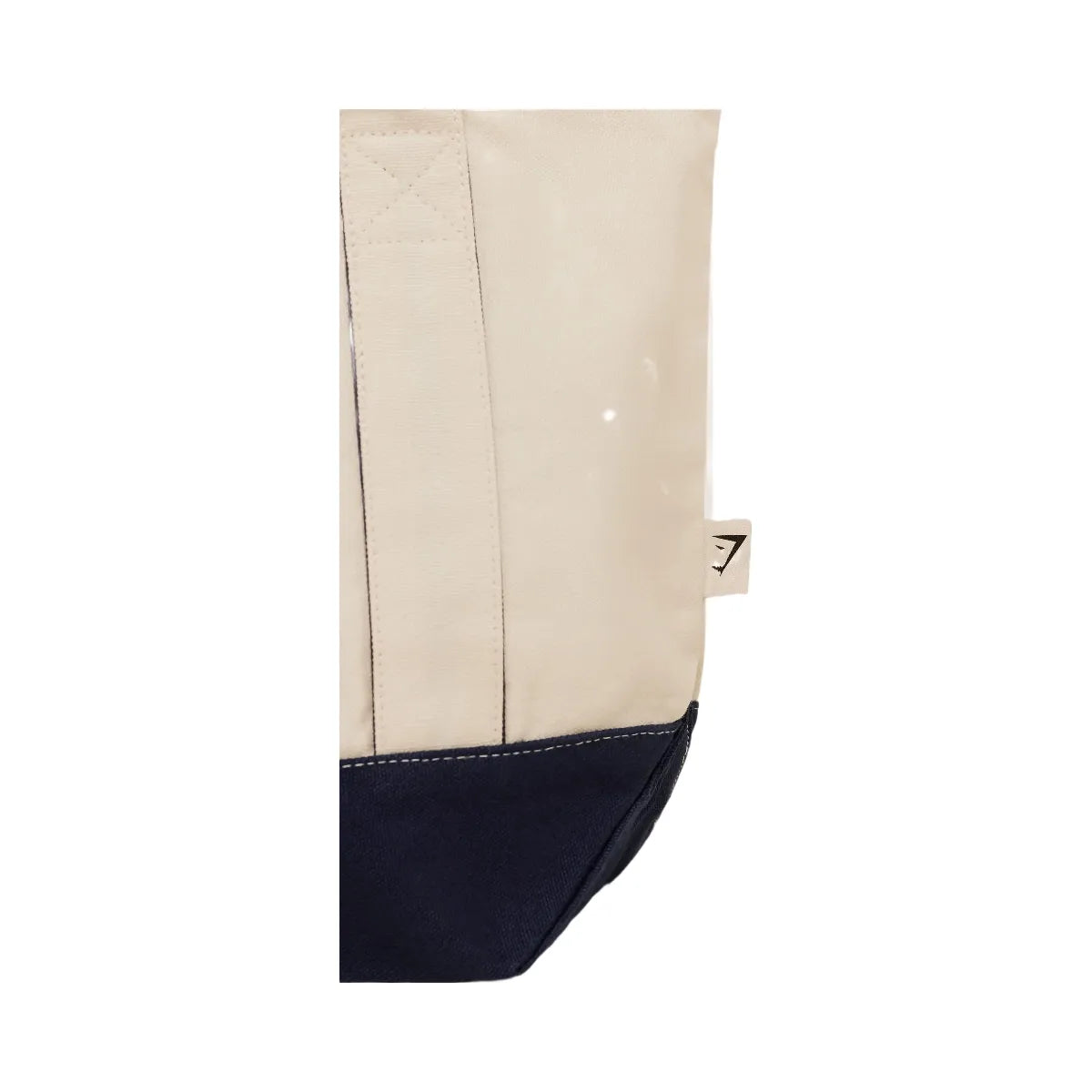 Gymshark Collegiate Mini Tote Bag "Heavy Blue Oat White Athletic Burgundy"