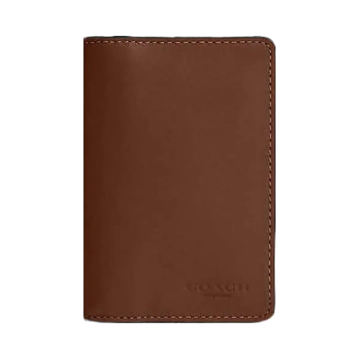 Coach Id Wallet Smooth Leather-Saddle