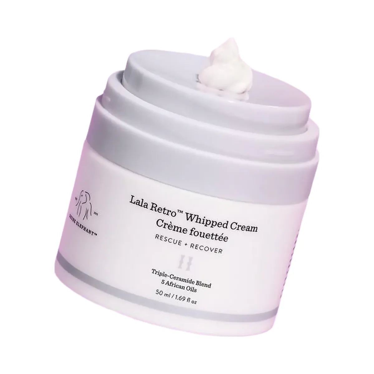 Drunk Elephant Lala Retro Whipped Cream Moisturizer with Ceramides