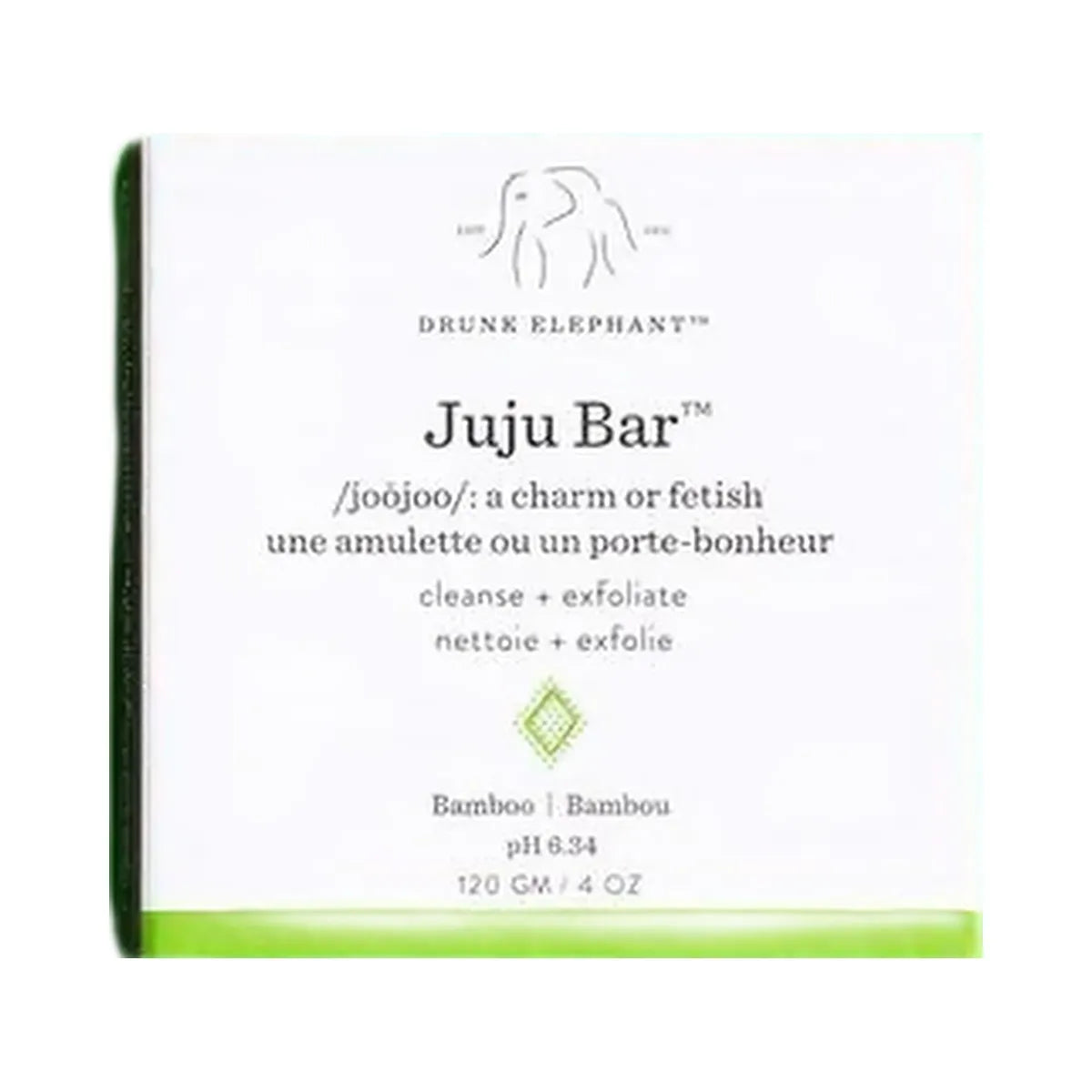 Drunk Elephant Juju Exfoliating Face Cleansing Bar