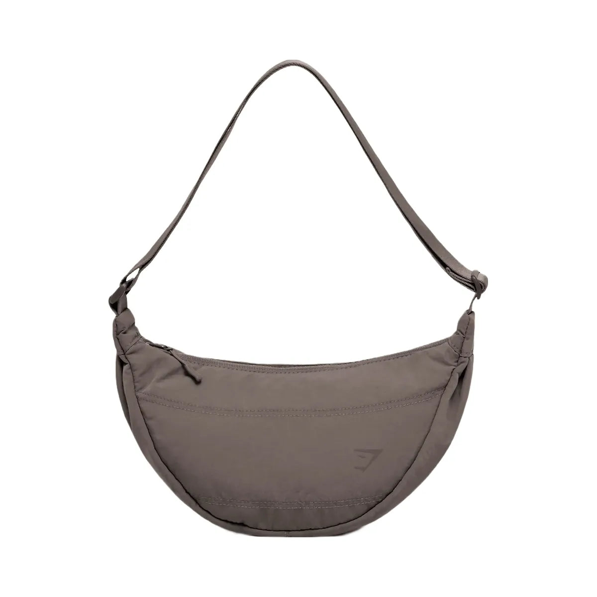 Gymshark Pleat Crossbody "Cool Brown"