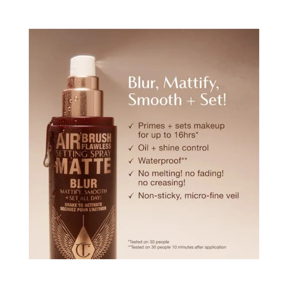 Charlotte Tilbury Airbrush Flawless Setting Spray Matte & Mini Duo