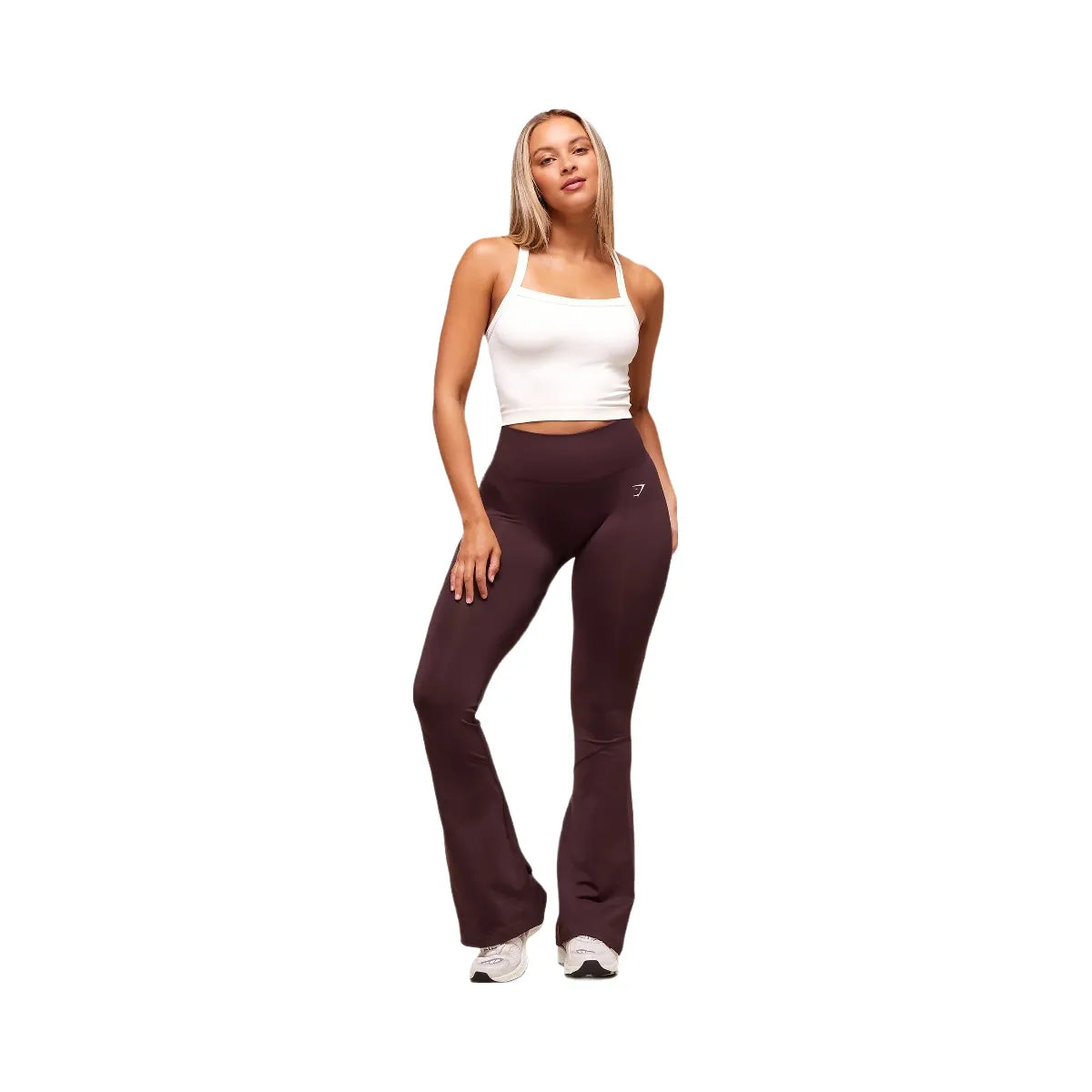 Gymshark Everyday Seamless Flared Leggings "Cherry Purple"