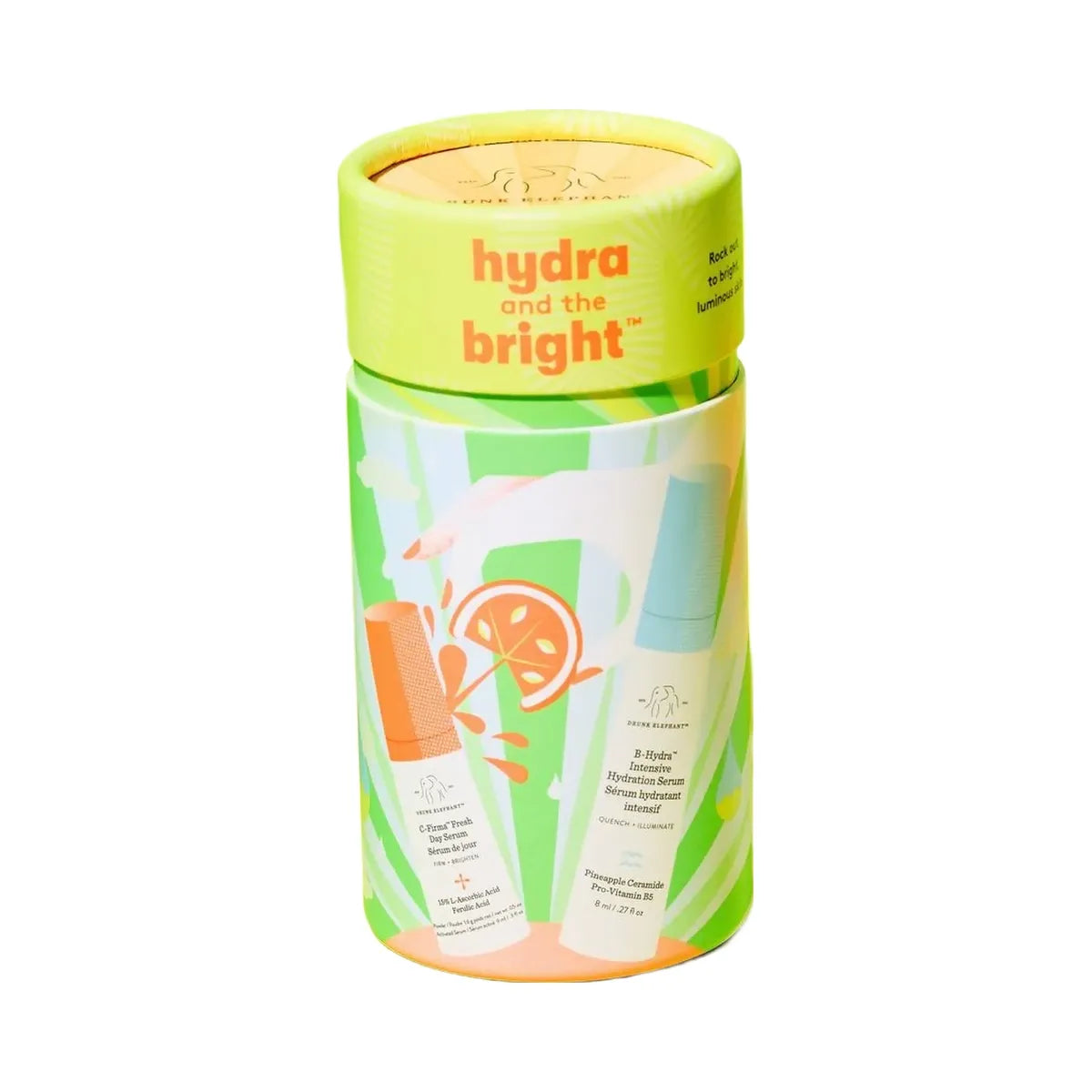 Drunk Elephant Hydra and the Bright Travel Size Duo