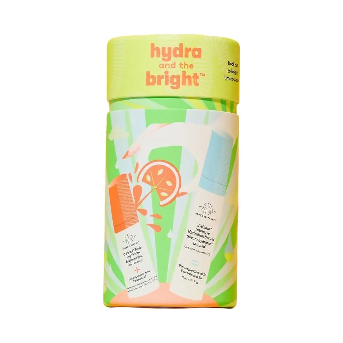 Drunk Elephant Hydra and the Bright Travel Size Duo