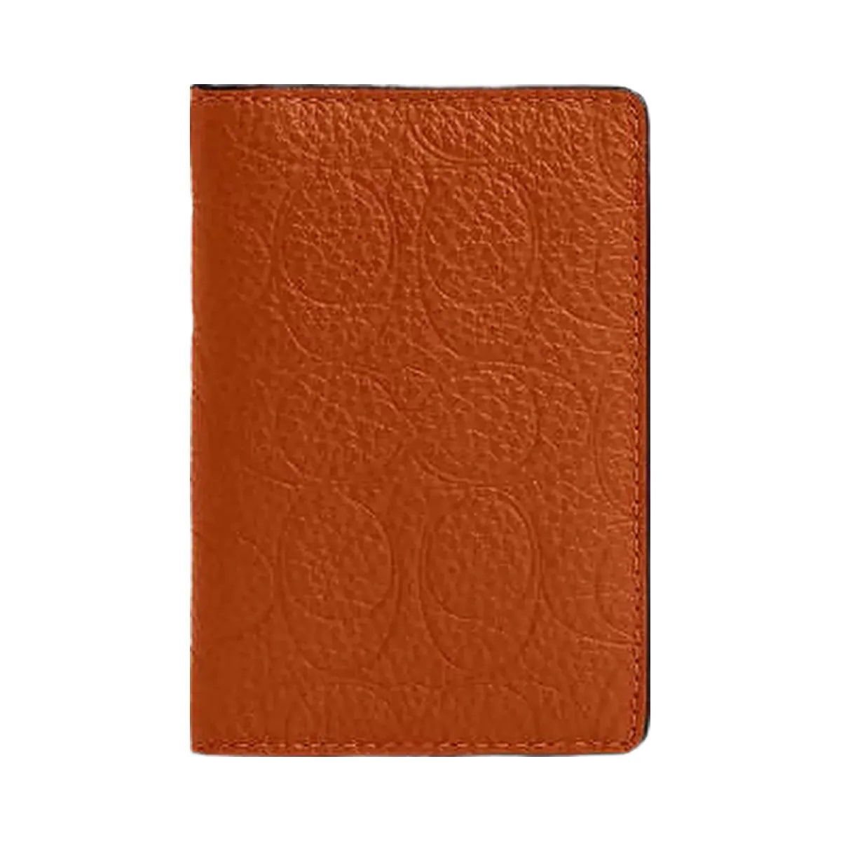 Coach Id Card Wallet In Signature Leather Pebbled Leather-Toffee